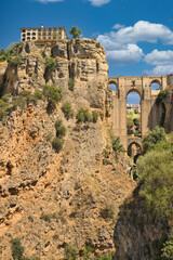 Fototapeta na wymiar Puente Nuevo Bridge in Ronda, Andalusia, Spain.