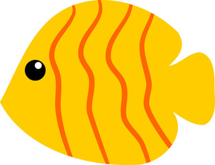 Cute butterfly fish