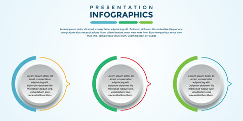 editable presentation infographic template eps file