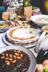 Jedzenie, przekąski, ciasta.  © voro