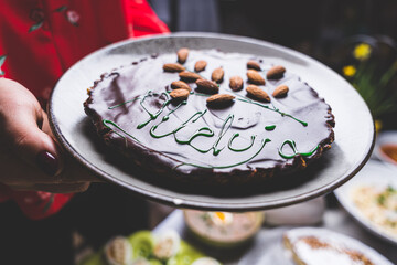 Ciasto Wielkanocne na stole 