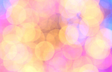  Colorful of lights and bokeh background.