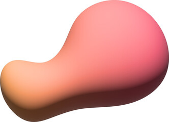 3d Fluid in Gradient in Style