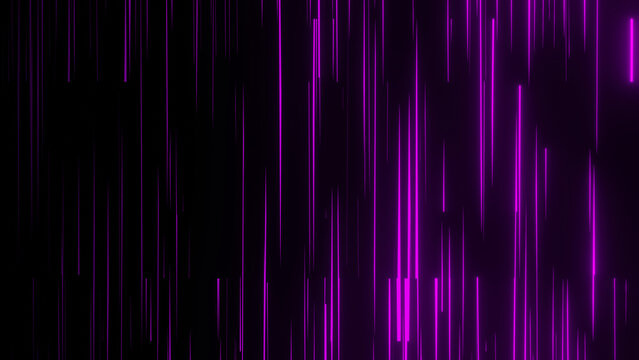 紫色の乱雑な線　光線　雨　3DCG　背景