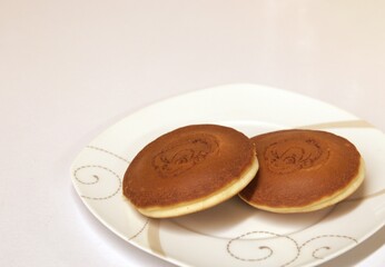 pancakes fried until golden brown on a white plate