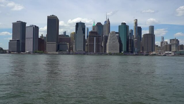 New York City skyline view from Brooklyn