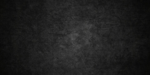Obraz na płótnie Canvas Dark black stone grunge cracked textured concrete background. Panorama dark grey black slate background or texture. Vector black concrete texture. Stone wall background.