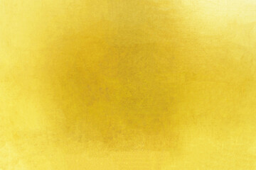 Old glod metal wall background or texture and shadow