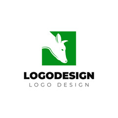 cow logo design minimal and modern logotype vector template