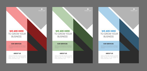 modern business company flyer design 