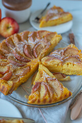 sweet home made pumpkin apple pie