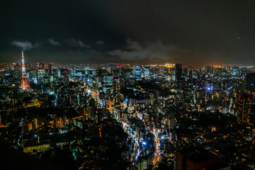 六本木の夜景　Night view of Roppongi, Minato Ward, Tokyo