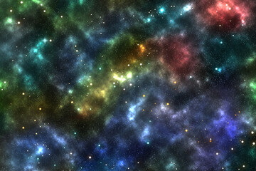 Fototapeta na wymiar universe nebula cloud galaxy space