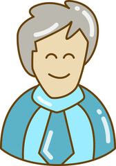 Businessman Doodle Illustration