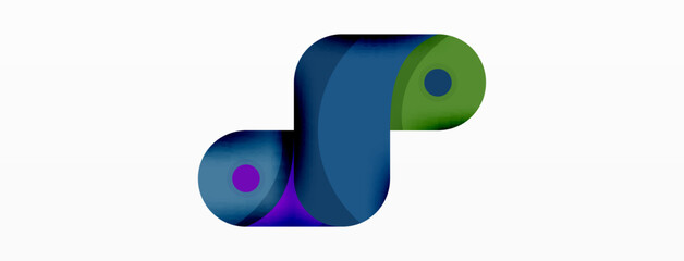 Creative geometric wallpaper. Trendy minimal abstract background. Techno business template for wallpaper, banner, background or landing