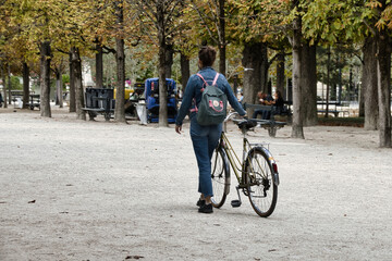 person riding a bicycle