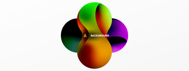 Circle geometric background. Abstract modern backdrop. Vector Illustration For Wallpaper, Banner, Background, Card, Book Illustration, landing page