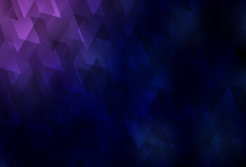 Fototapeta premium Dark Purple, Pink vector background with rectangles.