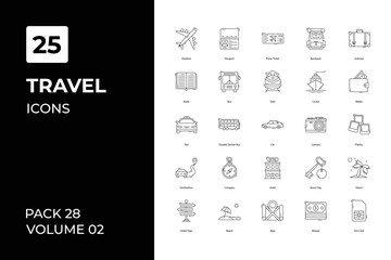 Usa icons collection. Set vector line with elements for mobile concepts and web apps. Collection modern icons.