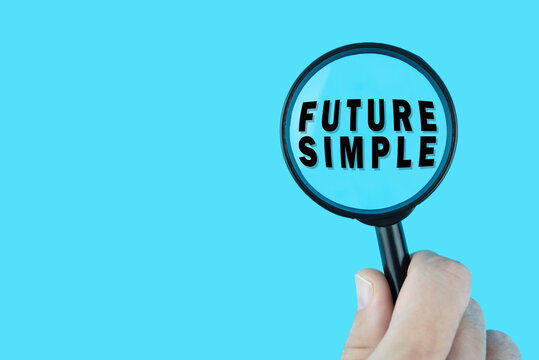 Focused on learning English language. Basic English tenses. Future Simple under magnifying glass. Grammar content for teacher and student.