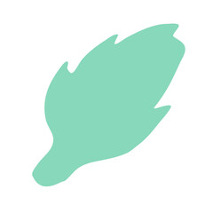 Abstract organic modern blob shape hand drawn background