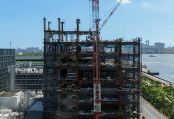 建築現場　東京ベイエリア