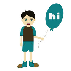 little kids say hi to everyone who sees