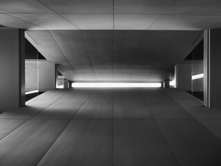 Modern Building Interior Space shade shadow Architecture details 