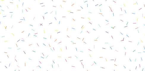 Abstract colorful confetti banner background design vector.