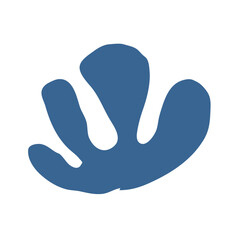 Abstract organic shape hand drawn background