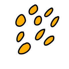 Abstract dots minimalist shape background