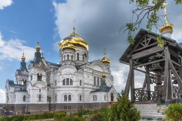 Fototapeta na wymiar Belogorsky monastery in Perm region, Russia