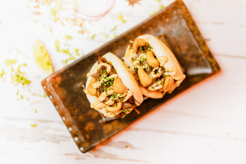 chef dishes in studio and restaurant