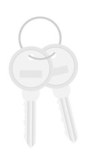 Bunch of Keys Icon on white background. Vector stock illustration.