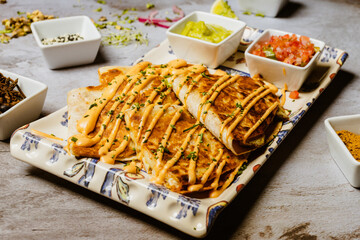 chef dishes in studio and restaurant