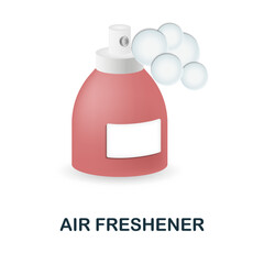 Air Freshener icon. 3d illustration from cleaning collection. Creative Air Freshener 3d icon for web design, templates, infographics and more