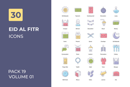 Eid al Fiter icons collection. Set contains such Icons as Eid al Fiter, Eid al Fiter icons, eid al fitr,  and more