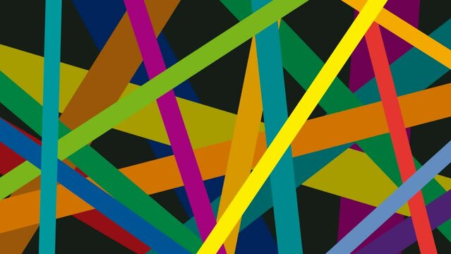digital footage inspired by a painting expressionism and geometric abstractionism art style. animated background