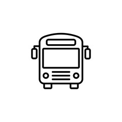 Bus icon vector for web and mobile app. bus sign and symbol. transport symbol