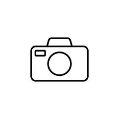 Camera icon vector for web and mobile app. photo camera sign and symbol. photography icon.