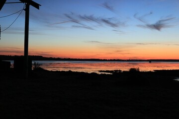 sunset at the beach