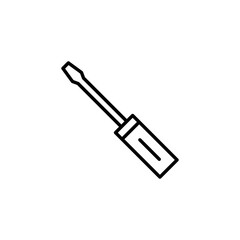 Screwdriver icon for web and mobile app. tools sign and symbol