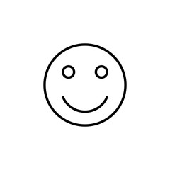 Fototapeta premium smile icon for web and mobile app. smile emoticon icon. feedback sign and symbol