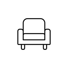 Sofa icon for web and mobile app. sofa sign and symbol. furniture icon
