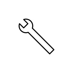 Wrench icon for web and mobile app. repair icon. tools sign and symbol