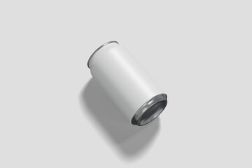 Blank soda can mockup