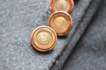 buttons on the jacket
