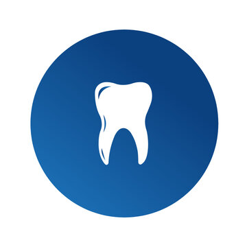 Tooth. Vector image.