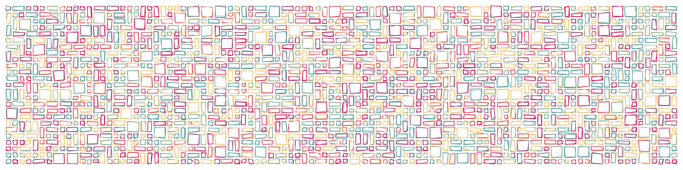 Fototapeta premium Offset Quads generative art background art illustration