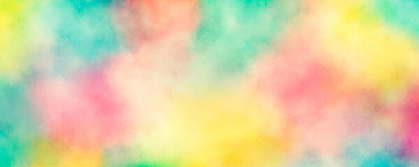 Obraz na płótnie Canvas Colorful blurred watercolor background